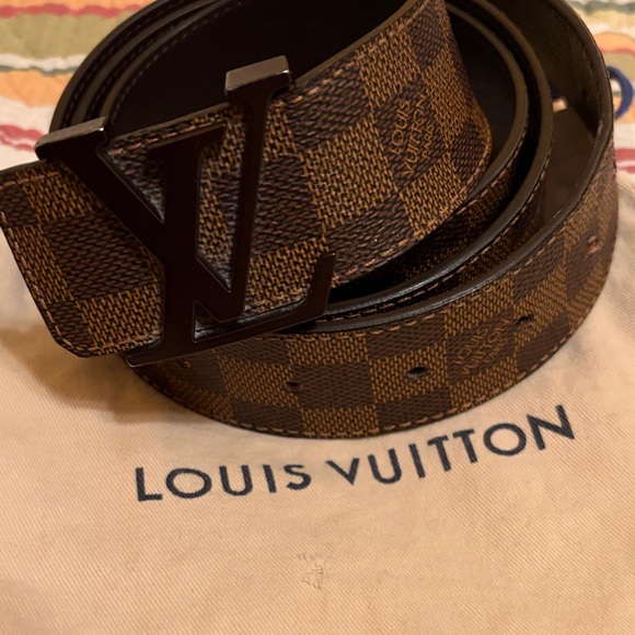 Louis Vuitton Brown Daimer Belt 44 - Picture 8 of 8